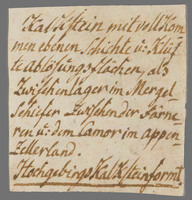 L 01294
<br/>
Label met opschrift
<br/>
<em>Escher von der Linth, Johannes Conrad (1767-1823)</em>